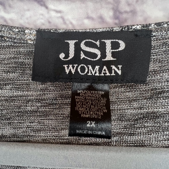 JSP Woman Silver Long Jacket/Wrap - Picture 3 of 4